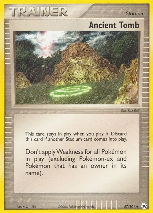 Ancient Tomb card art