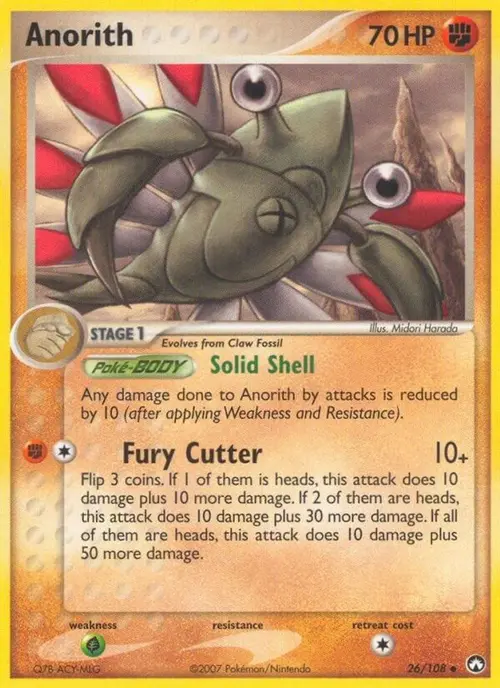 Anorith card art