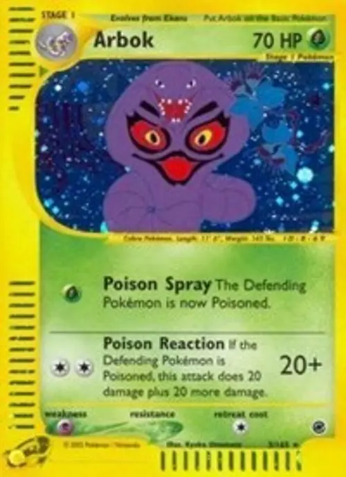 Arbok (3) card art