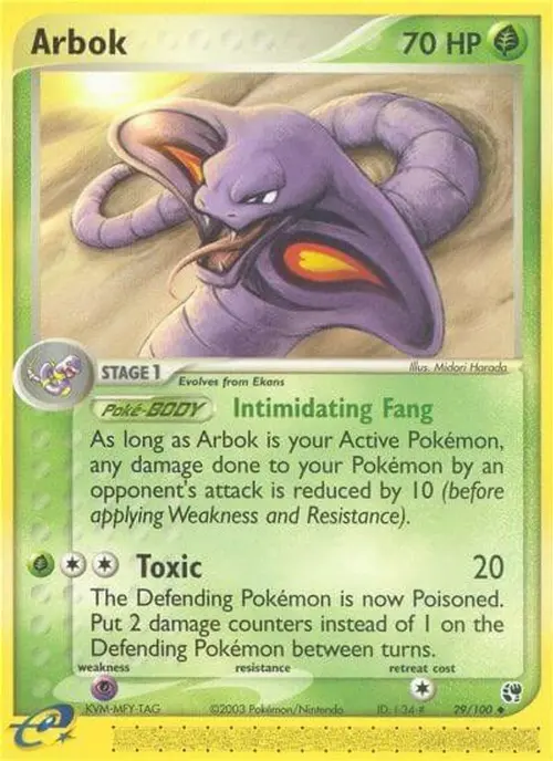 Arbok card art