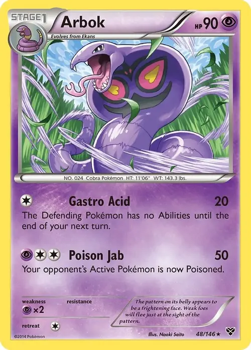 Arbok card art