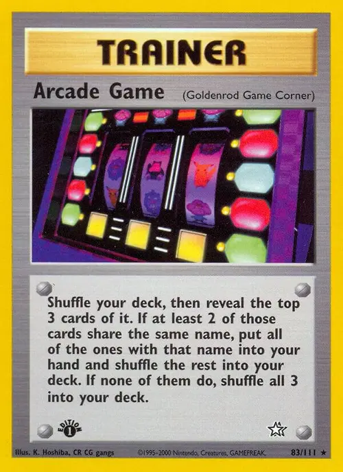 Arcade Game (Goldenrod Game Corner) card art