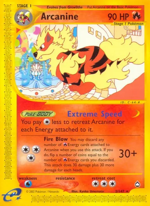 Arcanine card art