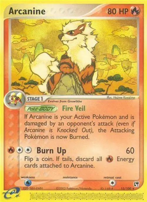 Arcanine card art