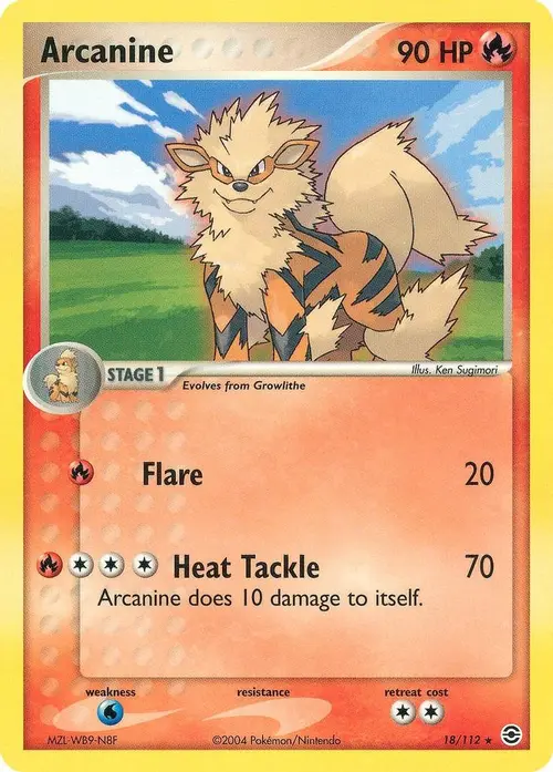 Arcanine card art