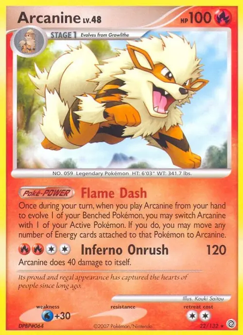 Arcanine card art