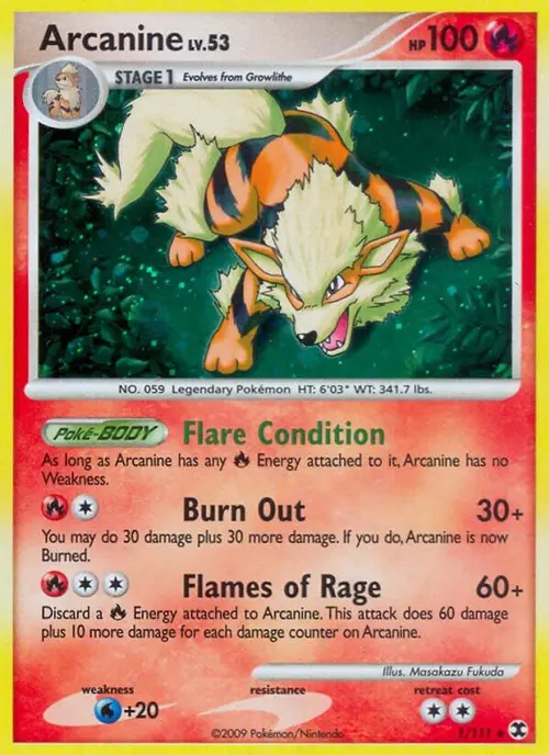 Arcanine card art