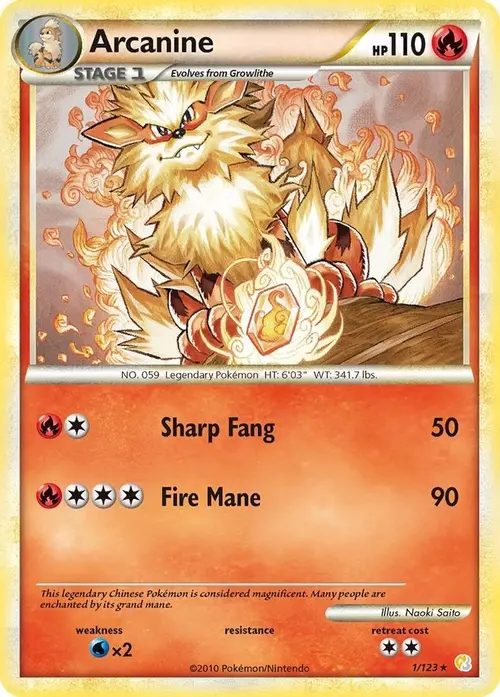 Arcanine card art