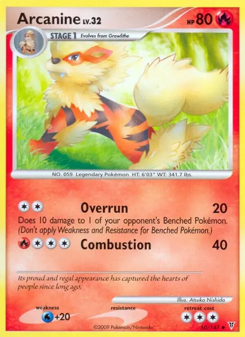 Arcanine card art