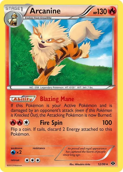 Arcanine (12) card art