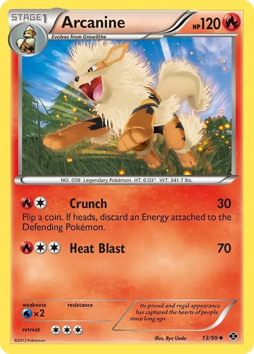 Arcanine (13) card art