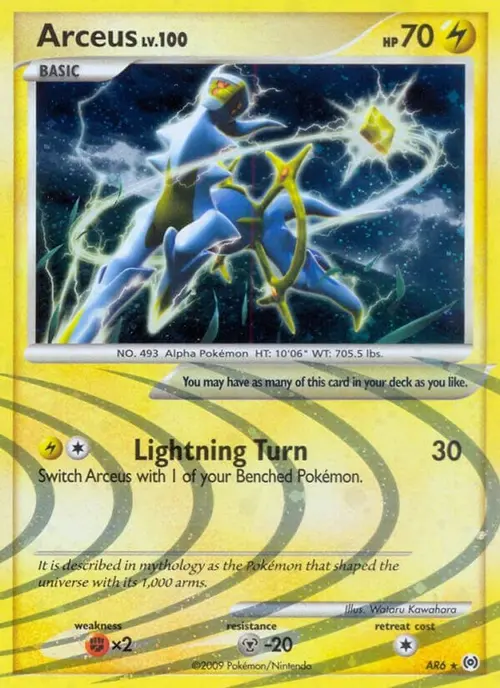 Arceus (AR6) card art