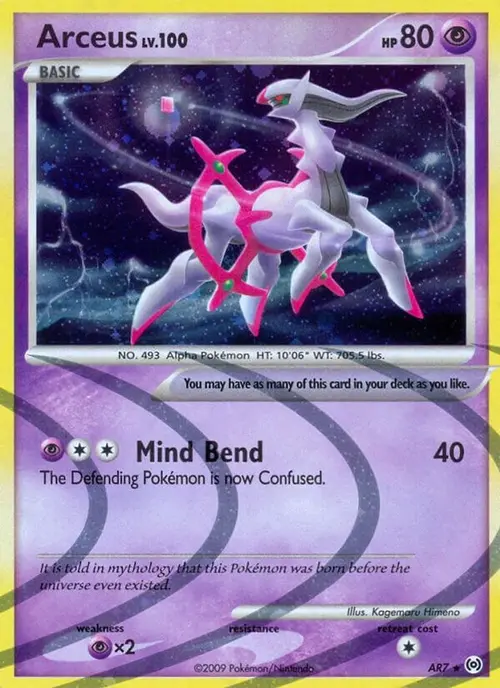 Arceus (AR7) card art