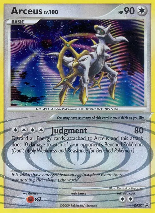Arceus - DP50 card art