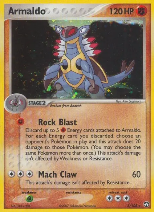 Armaldo card art