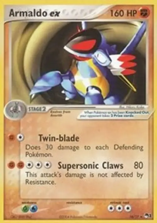 Armaldo ex (Non-Holo) card art