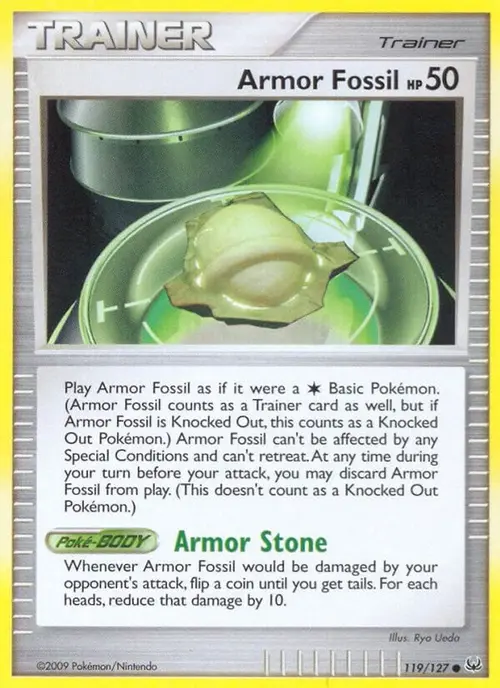 Armor Fossil card art