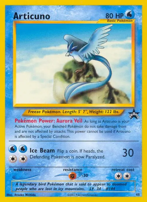 Articuno (48) card art