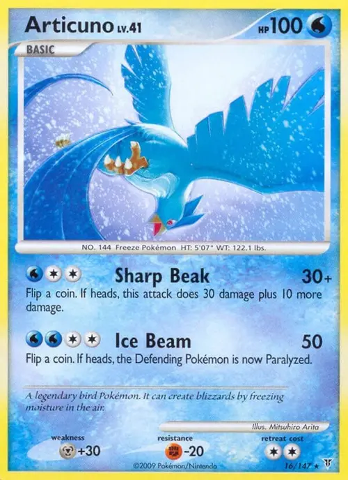 Articuno (16) card art
