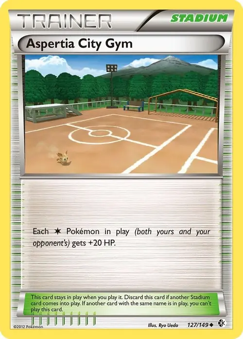 Aspertia City Gym card art