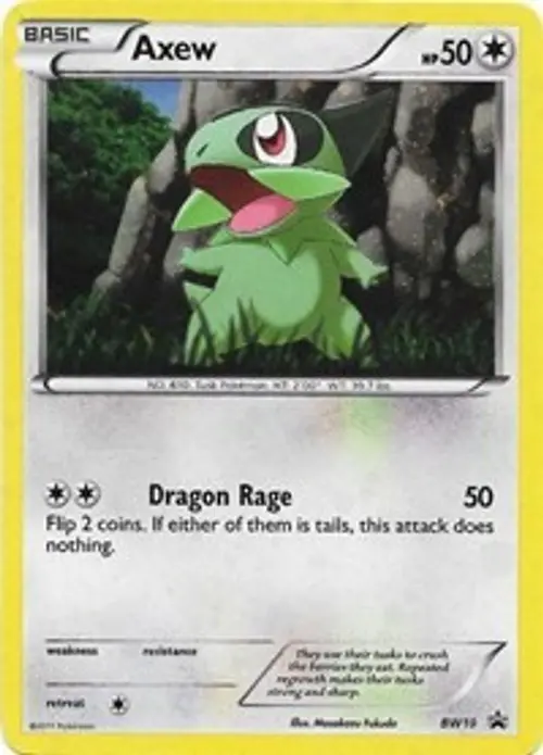 Axew - BW10 card art