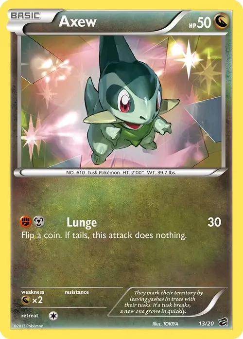 Axew (13) card art
