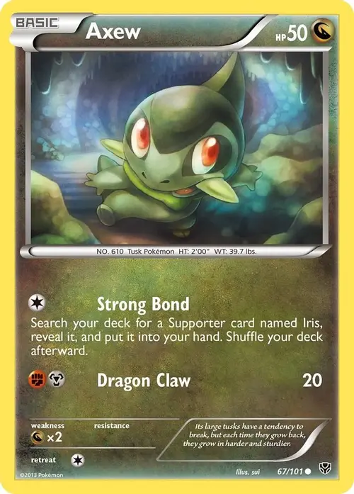 Axew card art