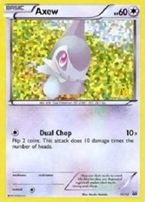 Axew - 12/12 card art