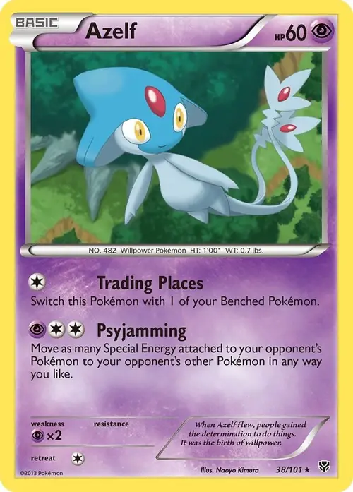 Azelf card art