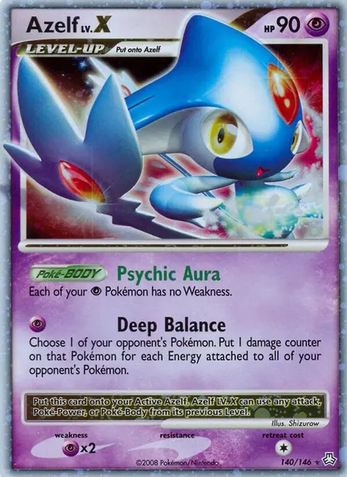 Azelf LV.X card art