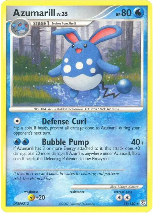 Azumarill card art