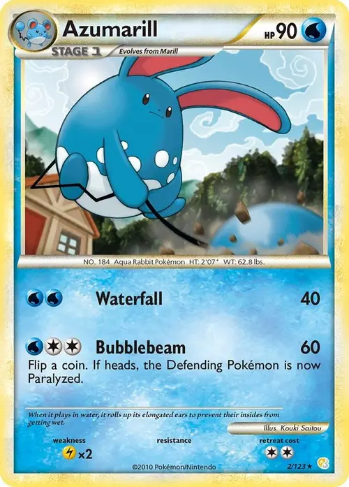 Azumarill card art