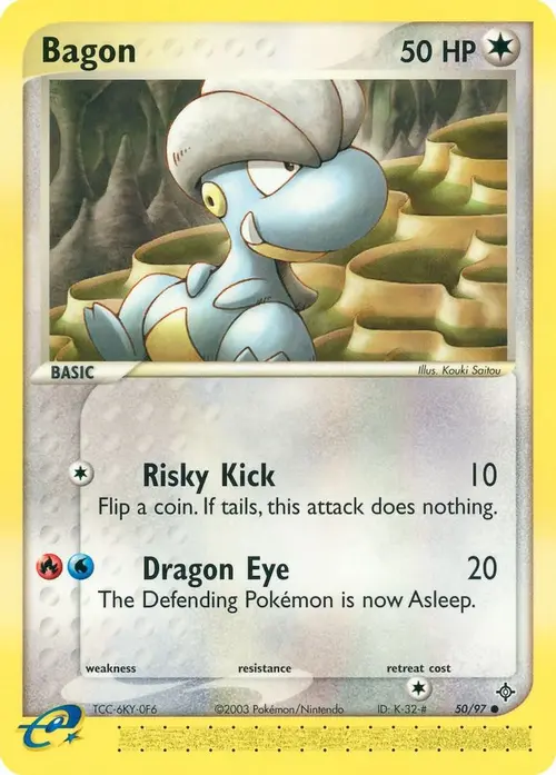 Bagon - 50/97 card art