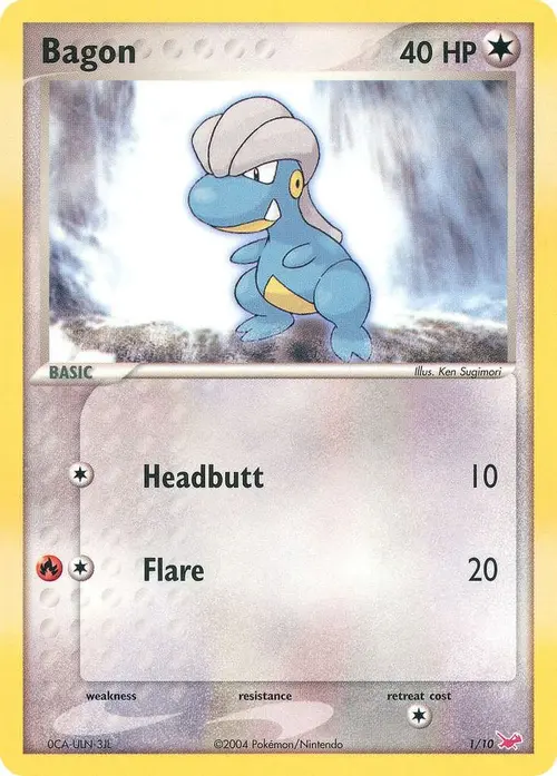 Bagon card art