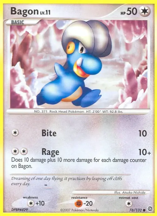Bagon card art