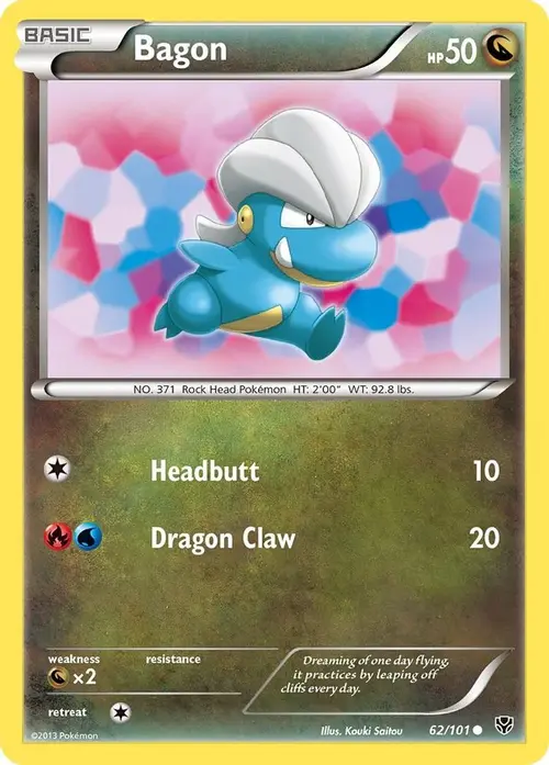 Bagon card art