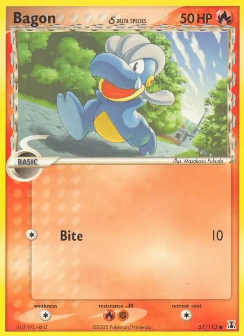 Bagon - 057/113 (Delta Species) card art