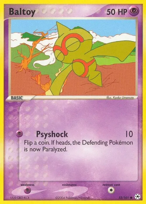 Baltoy - 52/101 card art