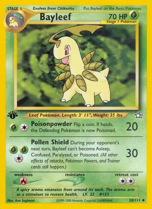 Bayleef (28) card art
