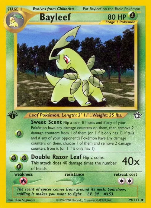 Bayleef (29) card art