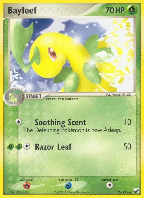 Bayleef card art