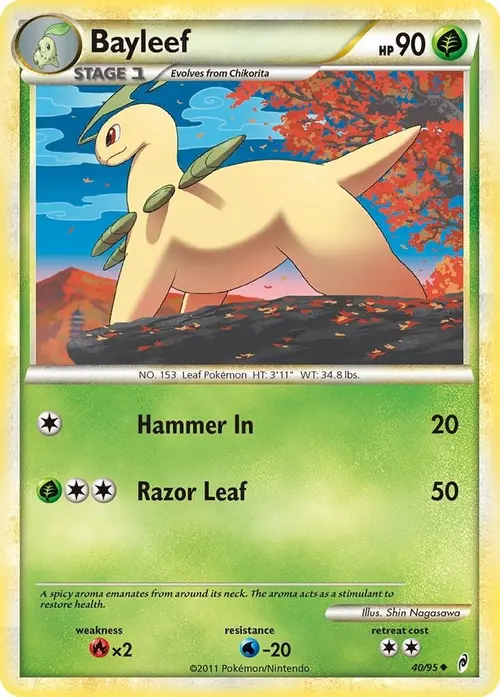 Bayleef card art