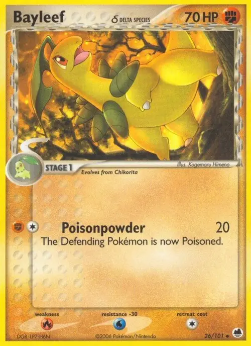 Bayleef (Delta Species) card art