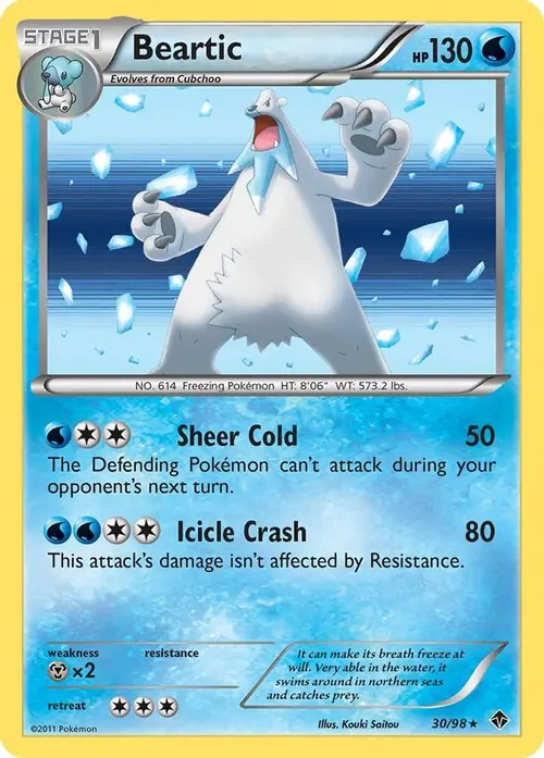 Beartic (30) card art