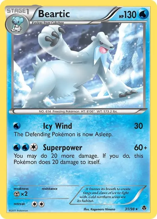Beartic (31) card art