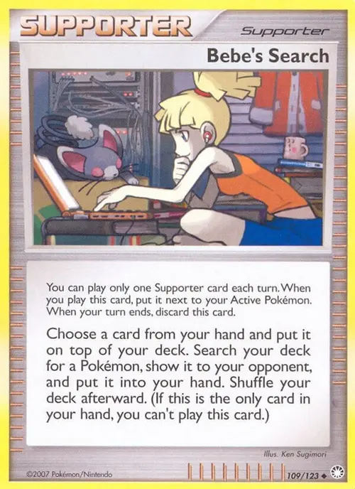 Bebe's Search card art