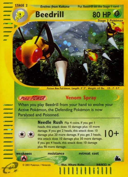 Beedrill (H4) card art