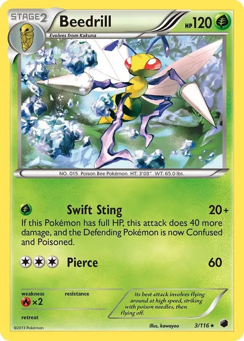 Beedrill card art
