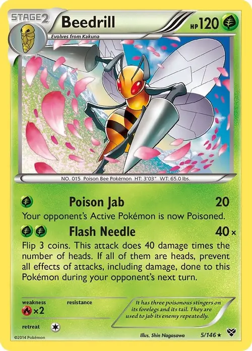Beedrill card art