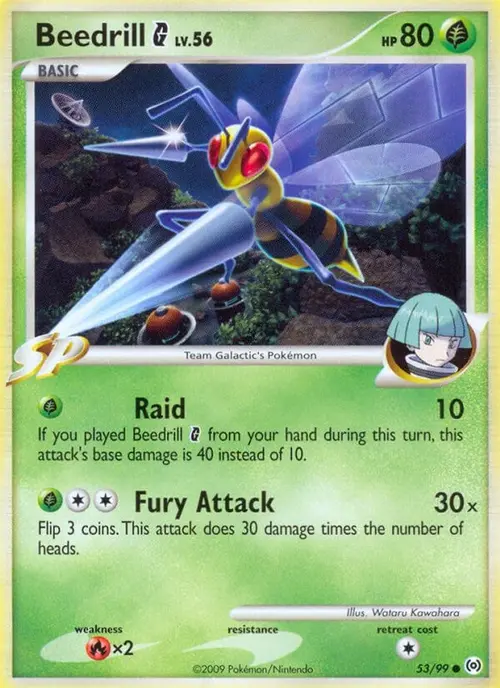 Beedrill G card art